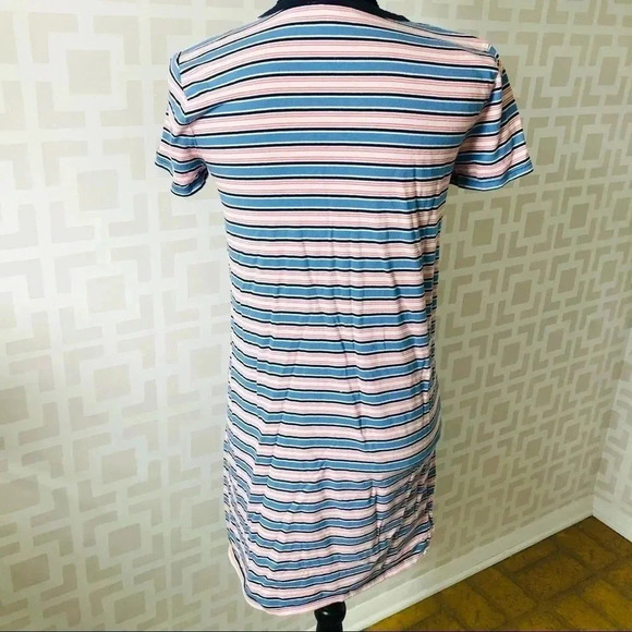 J Crew Mercantile Striped Short Sleeve Tee Dress XS - Picture 3 of 3